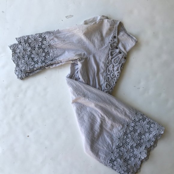 Farinelli Tunic Dress Top Crochet Large Peasant - Picture 10 of 15